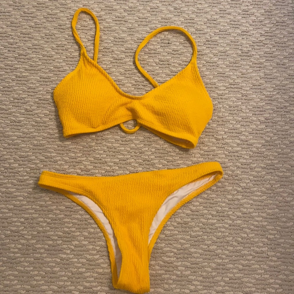 Shein orange bikini set